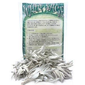 画像: 浄化用ホワイト・セージ45g（天然ハーブお香）